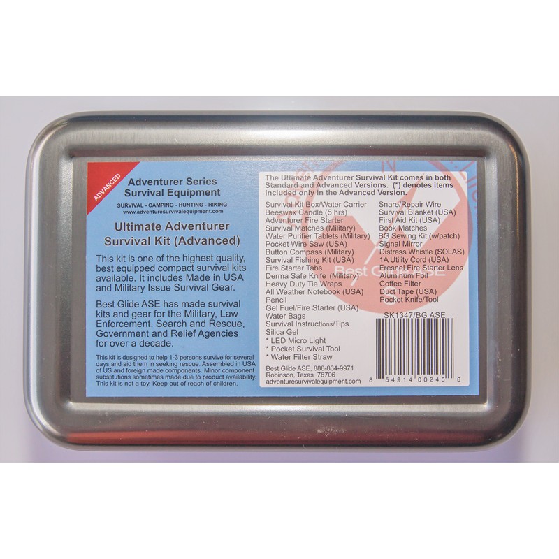 Best Glide ASE Ultimate Adventurer Survival Kit Advanced Version
