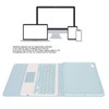 Tablet Case with Magnetic Keyboard Pencil Holder Touchpad for IOS