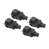 4PCS 2 Slot Plug to IEC320 C5 Power Adapter Professional