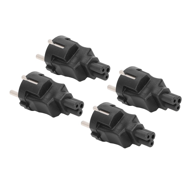 4PCS 2 Slot Plug to IEC320 C5 Power Adapter Professional