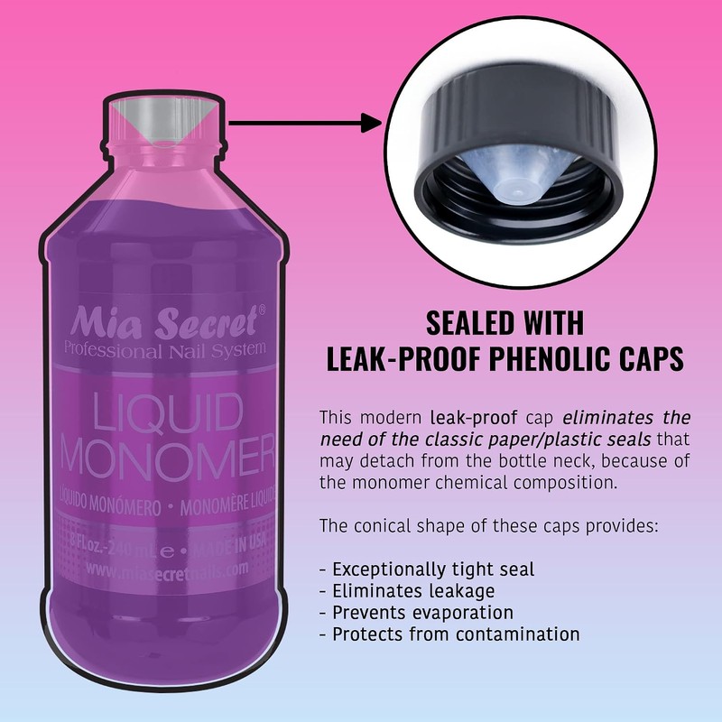 1 MIA SECRET 4 oz / 120ml LIQUID MONOMER PROFESSIONAL