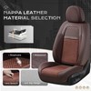 Coverado Leather Seat Cover Front, Universal Covers for Cars, Waterproof