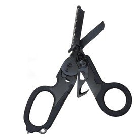 Elegital Emergency Rescue Scissor,Stainless Steel Multifunction Foldable Trauma Shears for Outdoor Camping Rescuae Tools