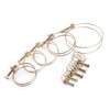 Hose Clamps Pack of 10 Adjustable Double Wire Water Hose