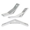 FORRCKY 8Pcs 135 Angle Degree 1010 Aluminum Extrusion Profile Bracket