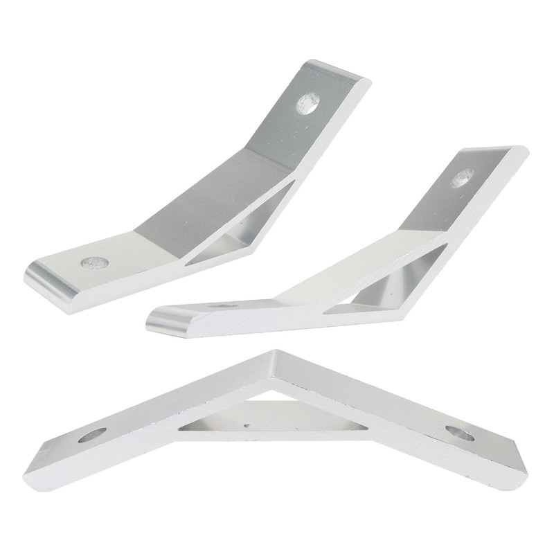 FORRCKY 8Pcs 135 Angle Degree 1010 Aluminum Extrusion Profile Bracket