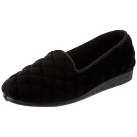 Grosby Women's Dawn Slipper, Black, UK 5.5/US 8