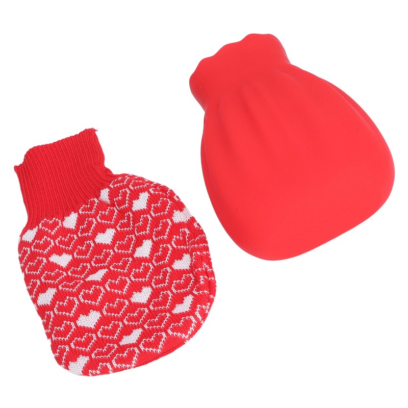 Hot Water Bottle Silicone Explosion Proof Hot Water Bag with