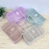 EA plastic basket prefabricated purple 3ea