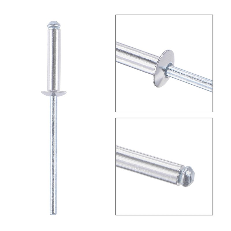 sourcing map Blind Rivets, Aluminum Pull Rivets Core Decoration Rivets