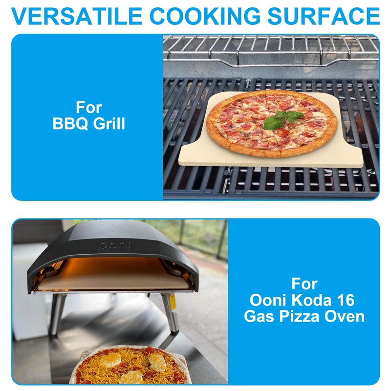 Outspark Baking Pizza Stone for Ooni Koda 16 Pizza Oven,Accessories