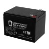 Mighty Max 12V 12AH F2 Battery for Buzzaround XL Scooter