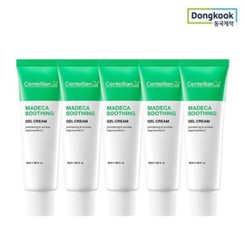 Centellian24 센텔리안24 마데카 수딩 젤 크림 50ml 5개 병풀추출물 TECA 진정 저자극케어 미백 주름개선 기능성 Centellic 24 Madeca Soothing Gel Cream 50ml 5pcs Centella Extract TECA Soothing Low Irritation Care Whitening Anti-Aging Functional