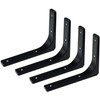 4 PCS Heavy Duty Shelf Bracket,L Shape Right Angle Bracket