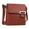 AOSSTA Women's Cross Body Shoulder Messenger Bag Multiple Slip and