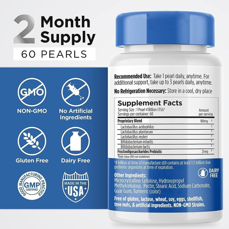 Pearl 60 Day Supply – Earth’s Pearl Probiotic & Prebiotic