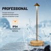 YIBEN 2Pack Rechargeable Cordless Portable LED 6000mAh USB Table Lamp