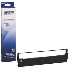 Epson C13S015633 Ink Ribbon Cartridge for LQ-350 / 300 / + / + II 2.5 Million Characters Nylon Black