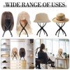 obeoby 3 Pack Wig Stand, Portable Wig Holder Wig Head