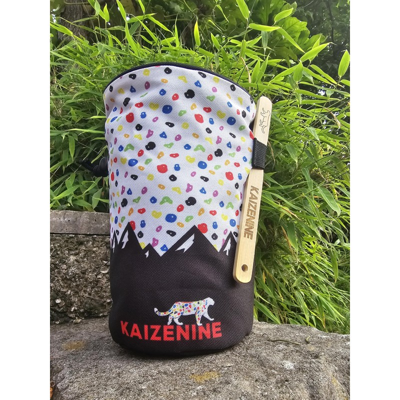 KAIZENINE Chalk Bag Rock Climbing Bouldering Chalk Climber Grip Strength
