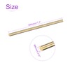 DMiotech 1Pack 8mm x 300mm, Brass Solid Round Rod, Brass
