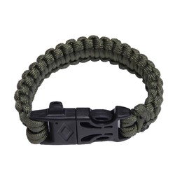 BasicNature Unisex – Adult Bracelet Ignition Steel, Green, One Size