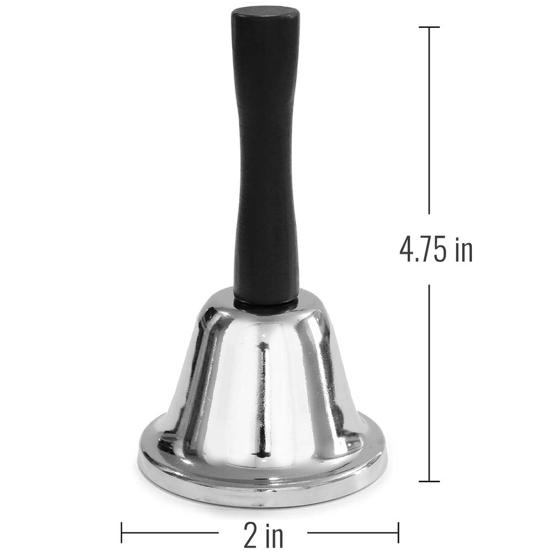 Duro-Med Call Bell, Silver and Black