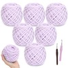 Reessy Soft Chunky Yarn for Crocheting – 6 Pack of