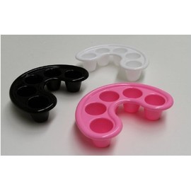 Beauticom Nail Soaking TrayAcetone Proof (Comes Packed in 3 Assorted Color, Black, White, & Pink)