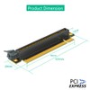 LeHang PCI-e 16X 3.0 90 Degree Reverse Male to Female