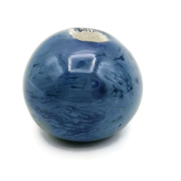 1Pc Handmade Extra Large Round Beads, Ceramic Craft Supplies for