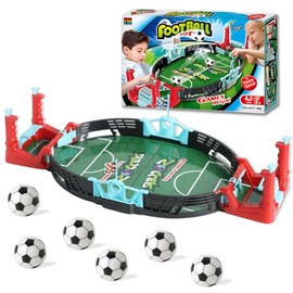 EUARD Futbolín Mini para Niños - Juego de Mesa de Fútbol Interactivo (3-12 Años) - Ideal para Regalos, Fiestas y Familia