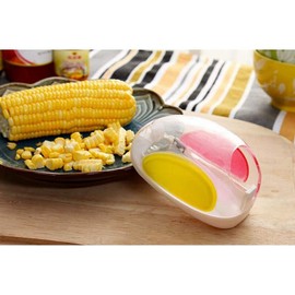 Itian Corn Stripper, Corn Peeler Handheld, Corn Cob Stripping Tool with Sharp Blade, Corn Kernel Separator with Non-Slip Grips for Kitchen Cooking