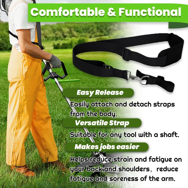 Shoulder Strap Trimmer Straps, Adjustable Universal Leaf Blower Retaining Strap,