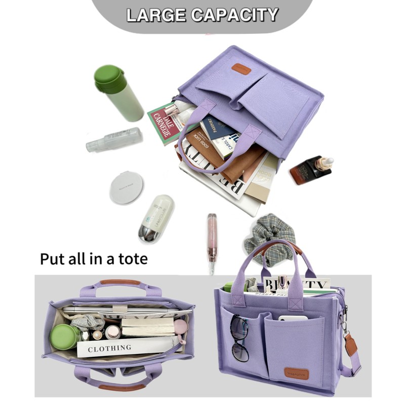 Large Canvas Tote Bag for Women Work Tote Bags with