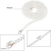 Bag Chain Belt Replacement Pearl Strap Total Length Approx. 47.2