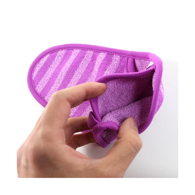 3PCS Bathing Mittens Shower Soft Skin Care Face Exfoliating Body