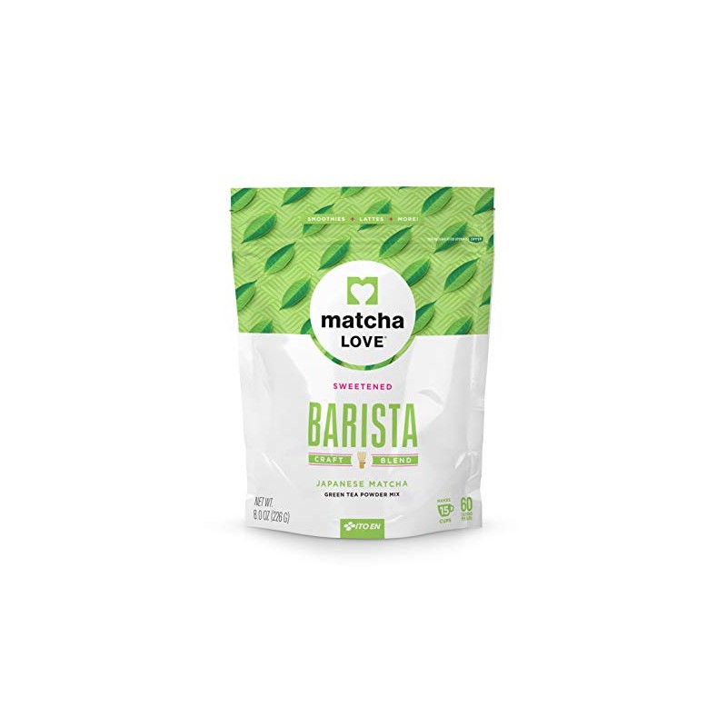 Matcha Love Green Tea Powder Packet, Sweetened, 8 Ounce