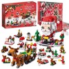 Advent Calendar 2024 Christmas Building Toy Set for Kids,12 Days
