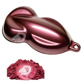 Red Metallic Mica Powder "Cranberry Crush Pearl 25g" Cranberry Red Pearl Pigment Powder for Auto Paint, Resin Pigment Powder | Non-Toxic Mica Powder for Paint, Epoxy, Resin, Nail Polish, Arts & Crafts