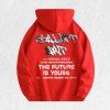 Saint Art the Future Is Yours Graphic Hoodie 100% Cotton