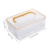 Cabilock Shot Glass Display Box Dustproof Glassware Storage Case with