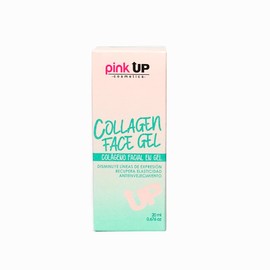 PINK UP, Collagen Face Gel, Colágeno Facial En Gel, Reduce líneas de expresión, Reafirma la piel del rostro, Modelo PKS09