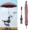 Baby Stroller Umbrella with 360 Degree Adjustable Clamp UV Protection