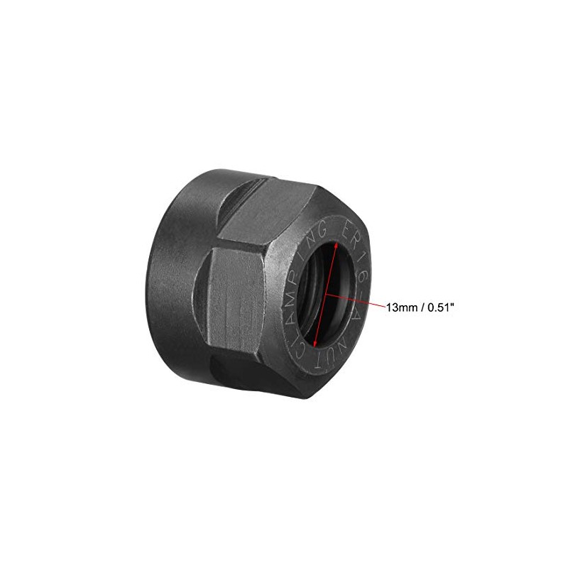 sourcing map ER16A Collet Chuck Nuts for CNC Milling Tool