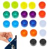 Yharnamite 20 Pcs Guitar Effects Pedal Footswitch Toppers, Guitar Effects