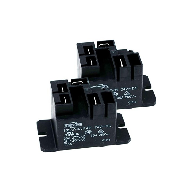 Song Chuan 832AW-1A-F-C1, 24VDC Relay, 240 VAC, 30A General Purpose