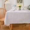 Pioggia Vinyl Tablecloth with Flannel Backed Waterproof Oil-Proof PVC Table