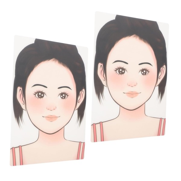 STOBOK Face Painting Supplies Set 2 Pack Face Drawing Board