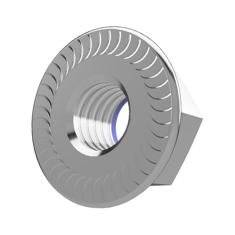 Self-locking flange nut with locking teeth DIN6926 A2 V2A stainless